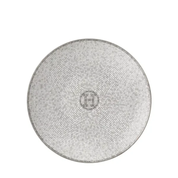 hermes mosaique au 24 platinum bread and butter plate