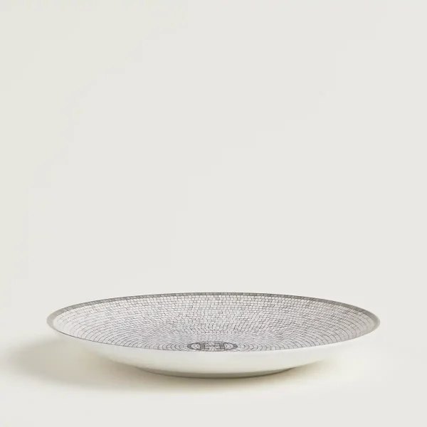 hermes mosaique au 24 platinum bread and butter plate side view