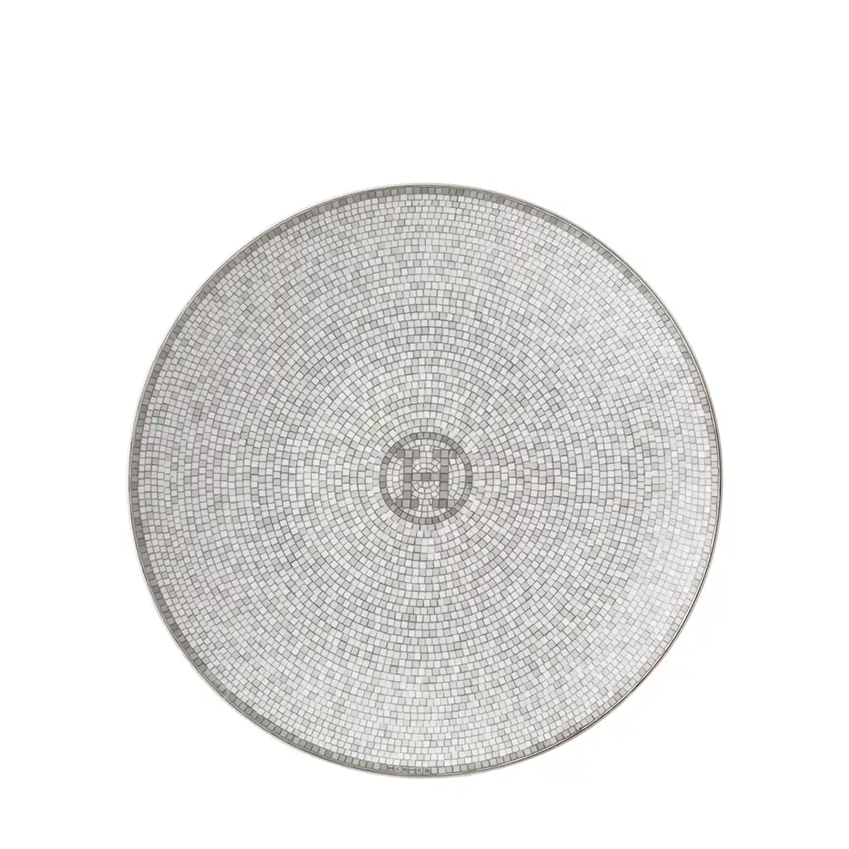 hermes mosaique au 24 platinum bread and butter plate