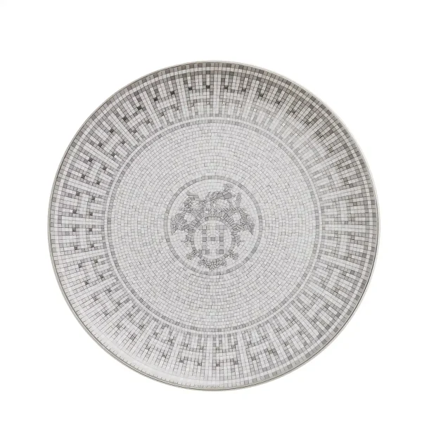 hermes mosaique au 24 platinum dessert plate