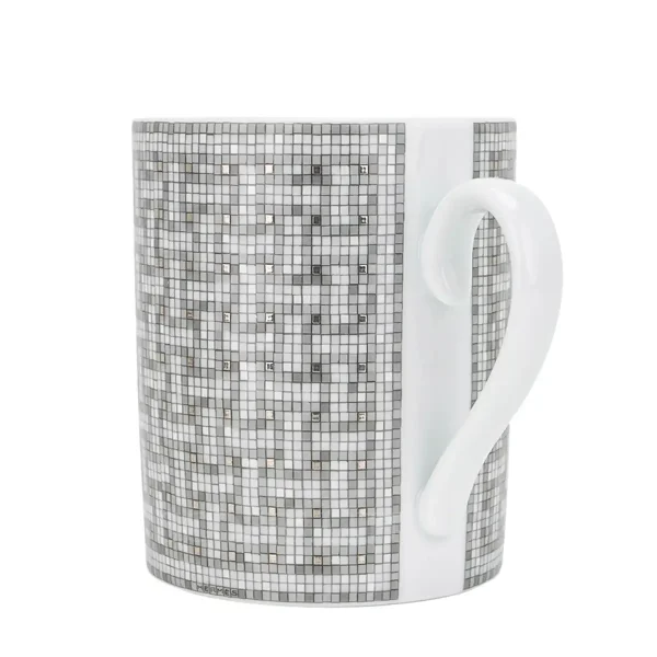 hermes mosaique au 24 platinum mug handle view