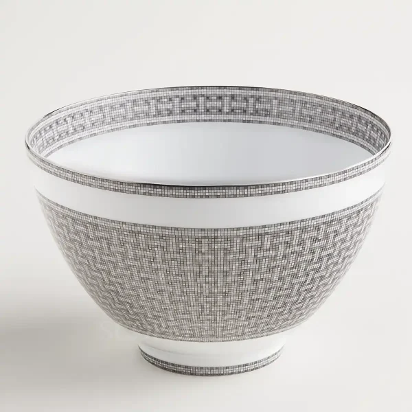 hermes mosaique au 24 platinum punch bowl side view
