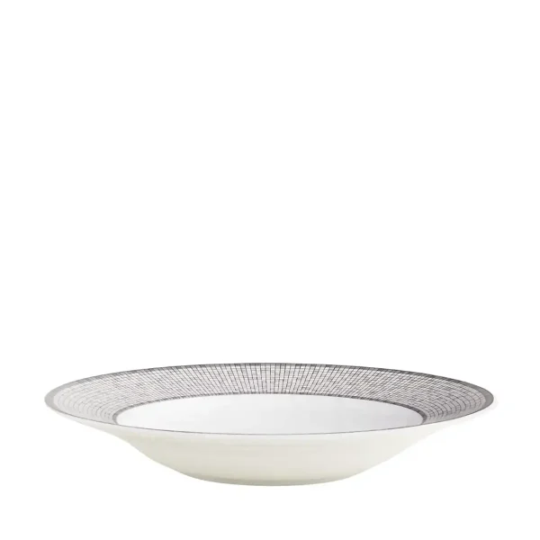 hermes mosaique au 24 platinum soup plate side view