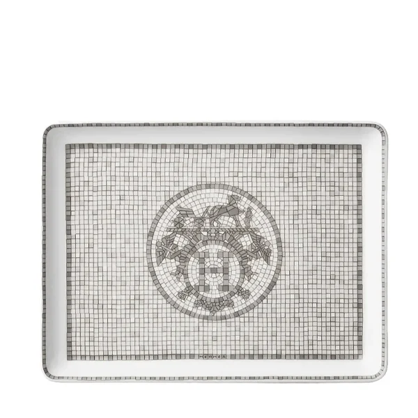 hermes mosaique au 24 platinum sushi plate