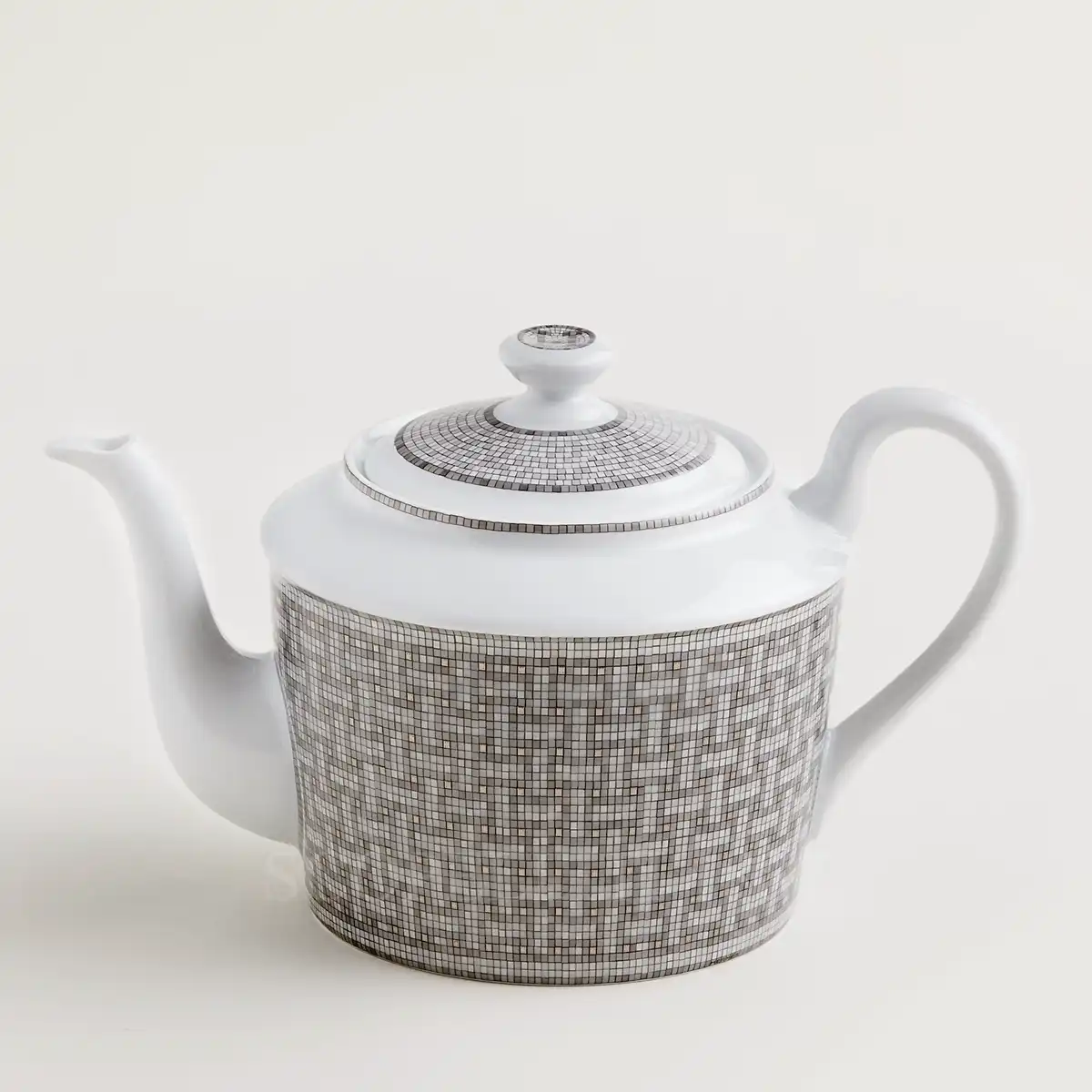 hermes mosaique au 24 platinum teapot