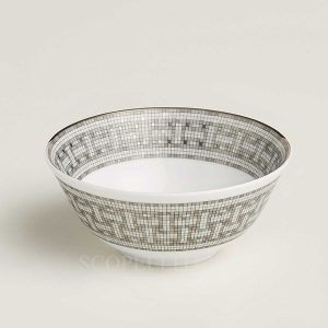 hermès mosaique au 24 platinum rice bowl