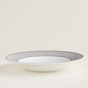 hermes mosaique au 24 platinum soup plate