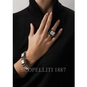 lalique crystal bracelet arethuse collection black