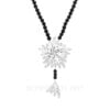 Lalique Onyx Hirondelles Necklace