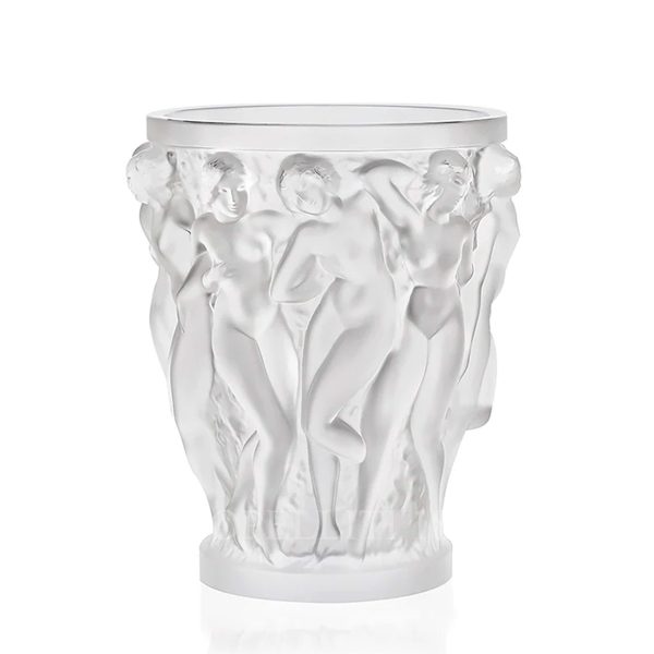lalique bacchantes vase clear large