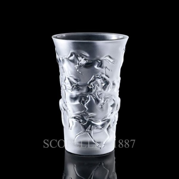 lalique crystal vase mustang