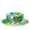 Hermes Set of 2 Breakfast Cups with Saucers Passifolia Gift Set
