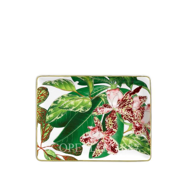 hermes sushi plate passifolia orchid