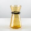 Venini Tiara Balloton Vase amber large 706.65 NEW