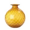 Venini Monofiore Balloton Vase Large Amber NEW