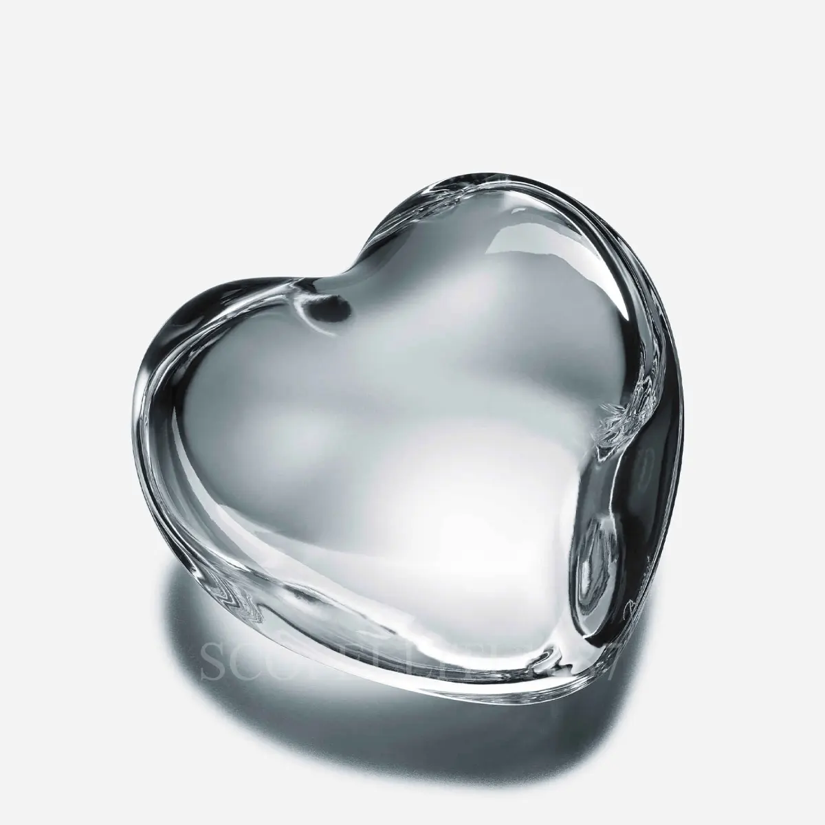 baccarat clear cupid heart