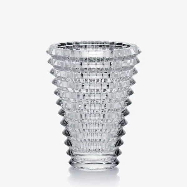 baccarat eye oval vase small clear