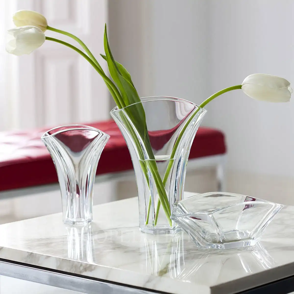 baccarat ginkgo vase small