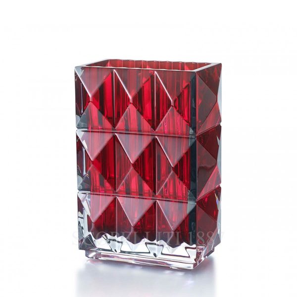 baccarat louxor vase red