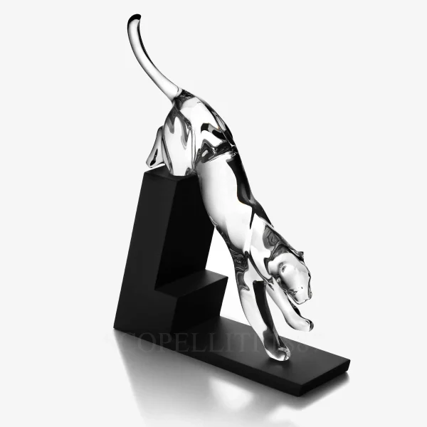 baccarat panther the leap sculpture