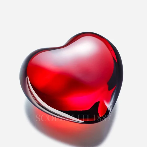 baccarat red cupid heart