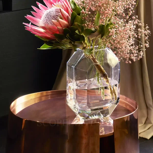 baccarat octogone vase