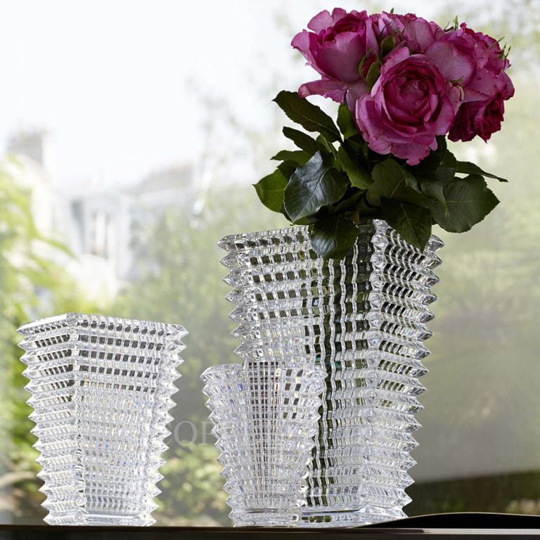 baccarat eye vases clear