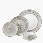 hermès dinner set mosaique au 24 platinum