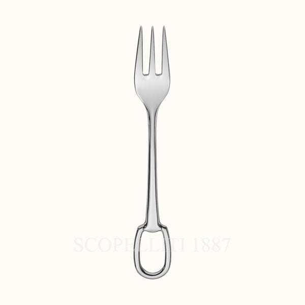 hermes dinner fork attelage silver plated