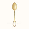 Hermes Dinner spoon Grand Attelage Gold-plated