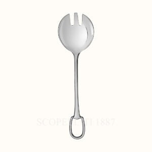 hermes salad serving fork attelage steel