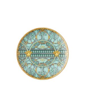 versace plate 21 cm scala del palazzo green