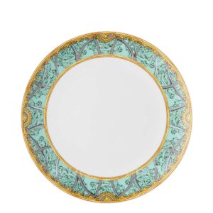 versace plate 28 cm scala del palazzo green