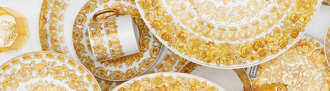 Rich N Top - Versace Dinner Set On Demand 3 Piece Set Also Available  WhatsApp For More Luxary Crockery