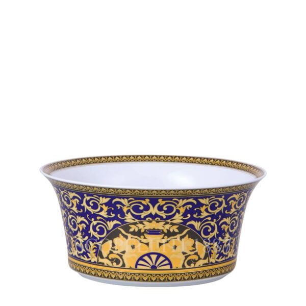 versace salad bowl large medusa blue