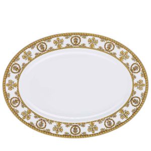 versace platter 34 cm i love baroque white