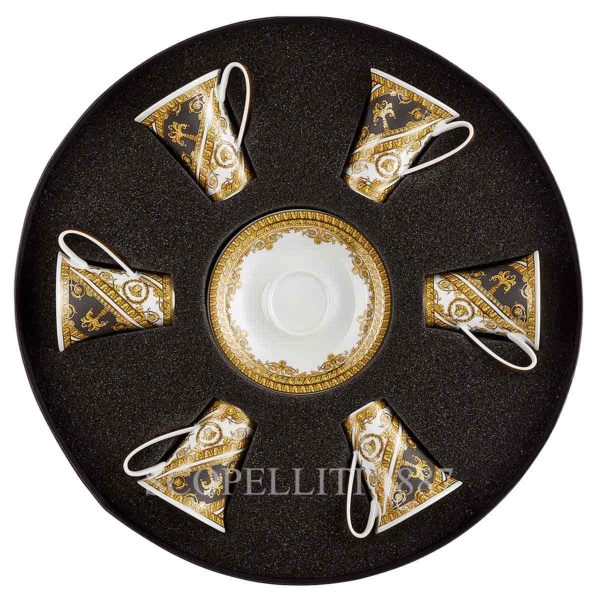 versace set of 6 espresso cups i love baroque