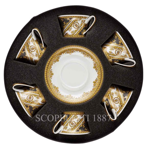 versace set of 6 tea cups i love baroque