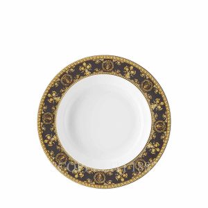 versace soup plate 22 cm i love baroque black