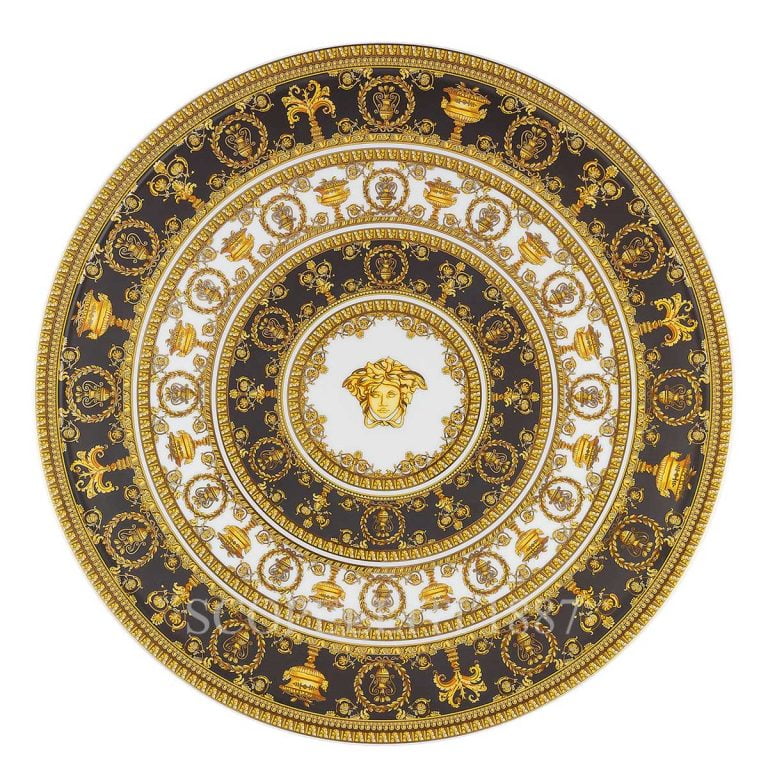 versace tartplate on foot i love baroque