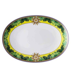 versace jungle animalier platter 33 cm