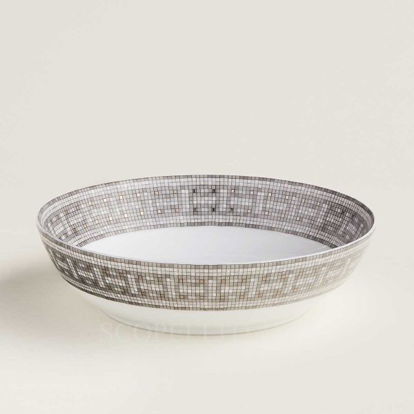 hermes cereal plate platinum