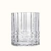 Hermès Crystal Adage low vase  height 18 cm