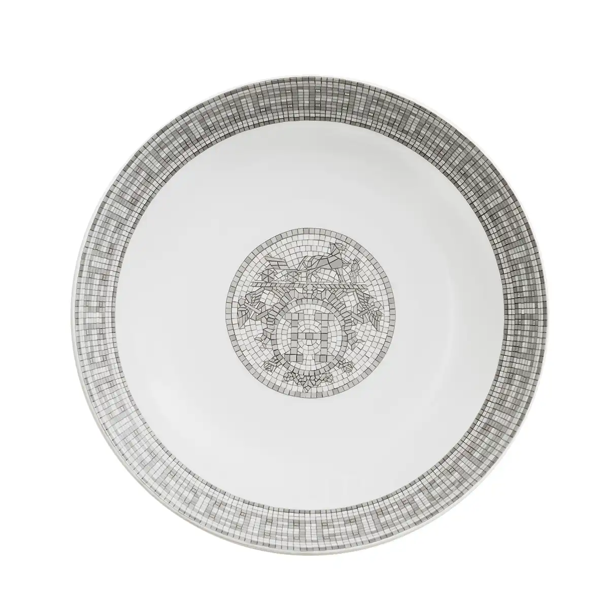 hermès mosaique au 24 platinum cereal bowl