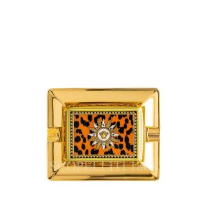 versace jungle animalier ashtray 13 cm