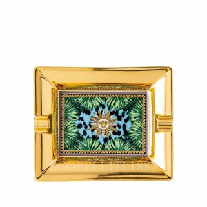 versace jungle animalier ashtray 16 cm