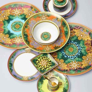 versace jungle animalier dinnerware