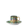 Versace Espresso Cup and Saucer Jungle Animalier Green
