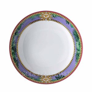 versace jungle animalier plate deep 22 cm