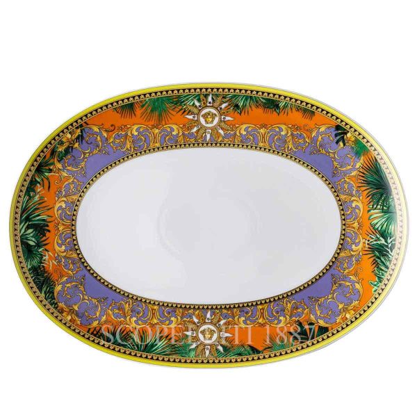 versace jungle animalier platter 38 cm